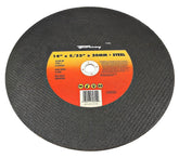 Forney 72355 Cut-Off Wheel, 14 in Dia, 5/32 in Thick, 20 mm Arbor, Aluminum Oxide/Metal Abrasive